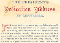 Abraham Lincoln, Gettysburg Address, November 19, 1863 (Gilder Lehrman Collection)